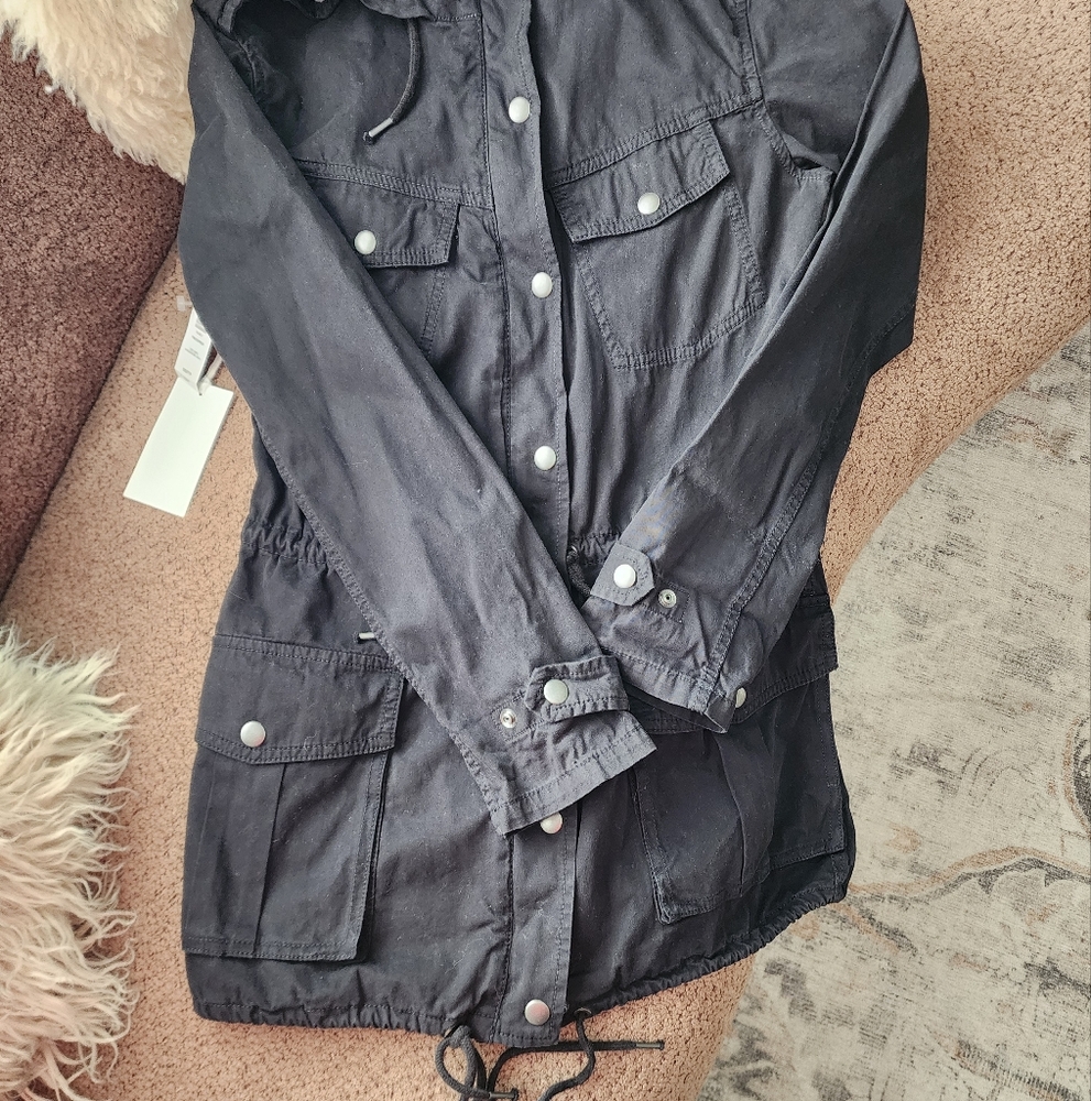 Aritzia Azure Skies Trooper Jacket In Black🌿 - Picture 2 of 7
